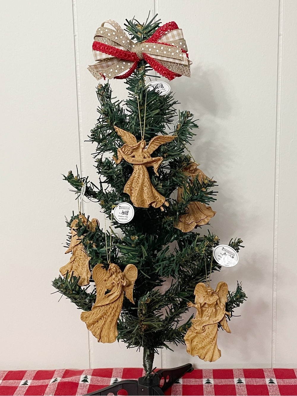 Hawthorne Village Nativity Tree Angel Ornaments